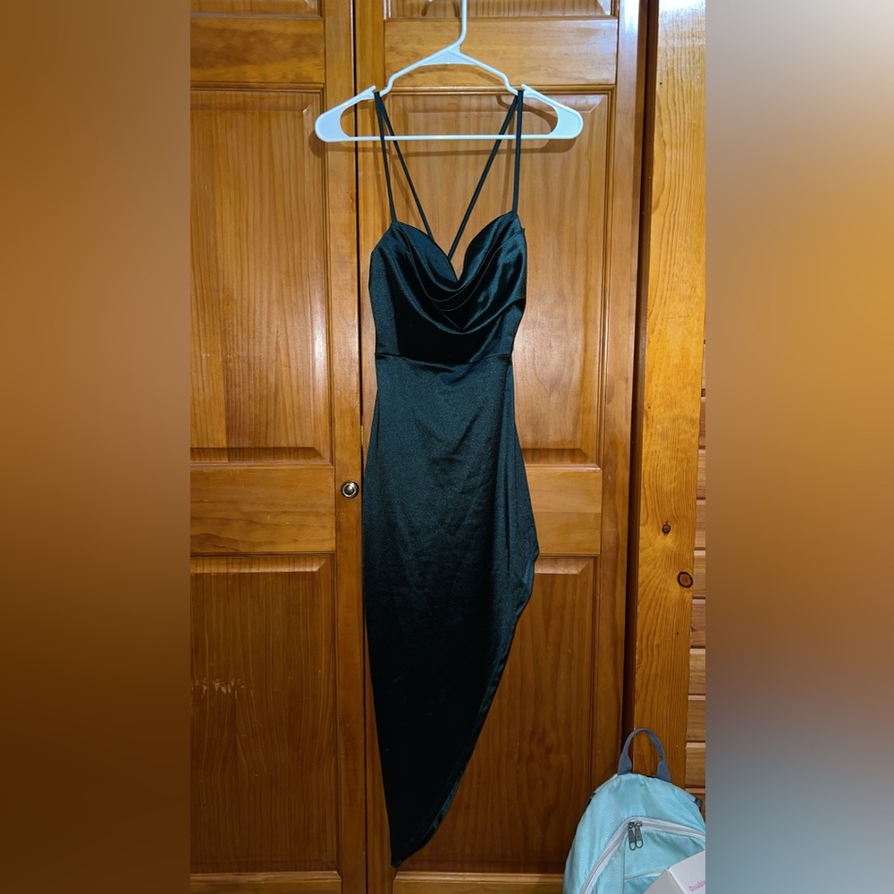 Elegant Dark Green Women's Dress